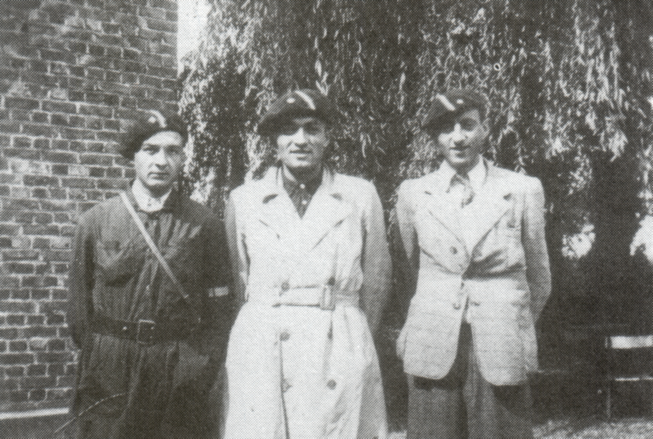 André Poesen, Edmond Mengels en Frans Vangronsveld uit het verzet