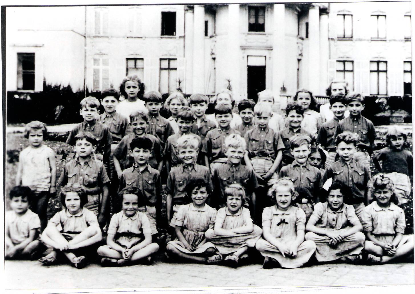 De kinderen in de kolonie te Duras in de zomer van 1944. (fotoverzameling van de familie Gorbitz)